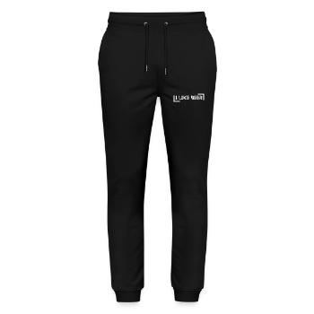 I Like Beer - Stanley/Stella Unisex Bio Jogginghose Mover  - Schwarz - Vorne - Marisol (170cm) & Nik (191cm)