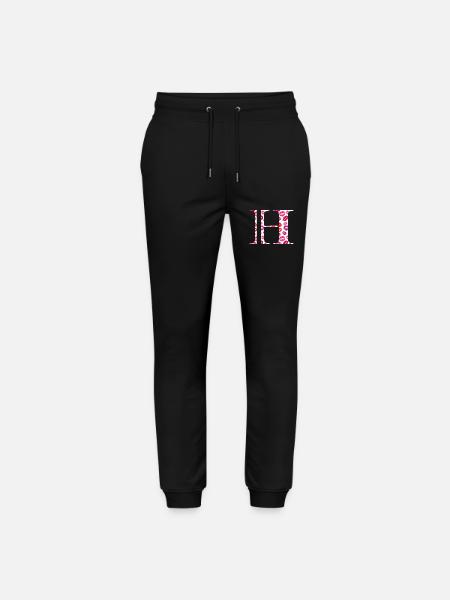 Letter h kisses - Stanley/Stella Mover Unisex Organic Jogging Trousers - black