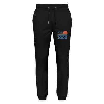 Vintage 2000 - Stanley/Stella Mover Unisex Organic Jogging Trousers - black - Front - Marisol (170cm) & Nik (191cm)