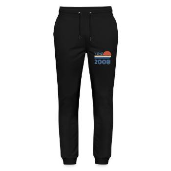 Vintage 2008 - Stanley/Stella Mover Unisex Organic Jogging Trousers - black - Front - Marisol (170cm) & Nik (191cm)