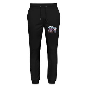 I Have A Boyfriend Kpop Idol Fan K Drama Lover I - Stanley/Stella Mover Unisex Organic Jogging Trousers - black - Front - Marisol (170cm) & Nik (191cm)