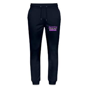 Nom de femme Cäcilia - Pantalon de jogging bio MOVER Stanley/Stella unisexe - marine - Devant - Marisol (170cm) & Nik (191cm)