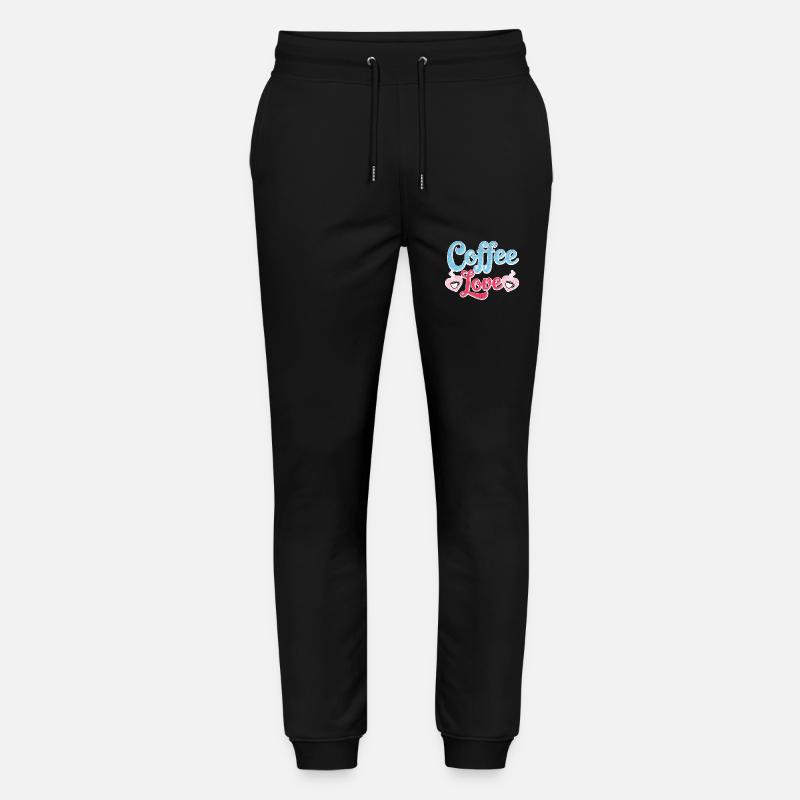 Kaffee-Liebe - Stanley/Stella Unisex Bio Jogginghose Mover  - Schwarz