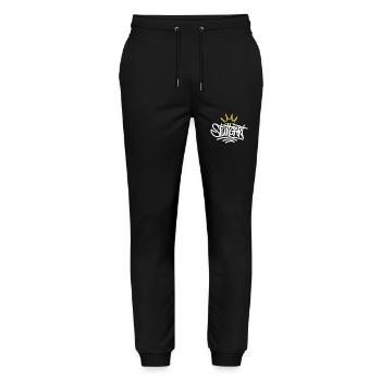 Stuttgart Graffiti - Pantalon de jogging bio MOVER Stanley/Stella unisexe - noir - Devant - Marisol (170cm) & Nik (191cm)