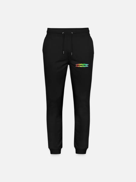Adipositivity Rainbow - Stanley/Stella Mover Unisex Organic Jogging Trousers - black