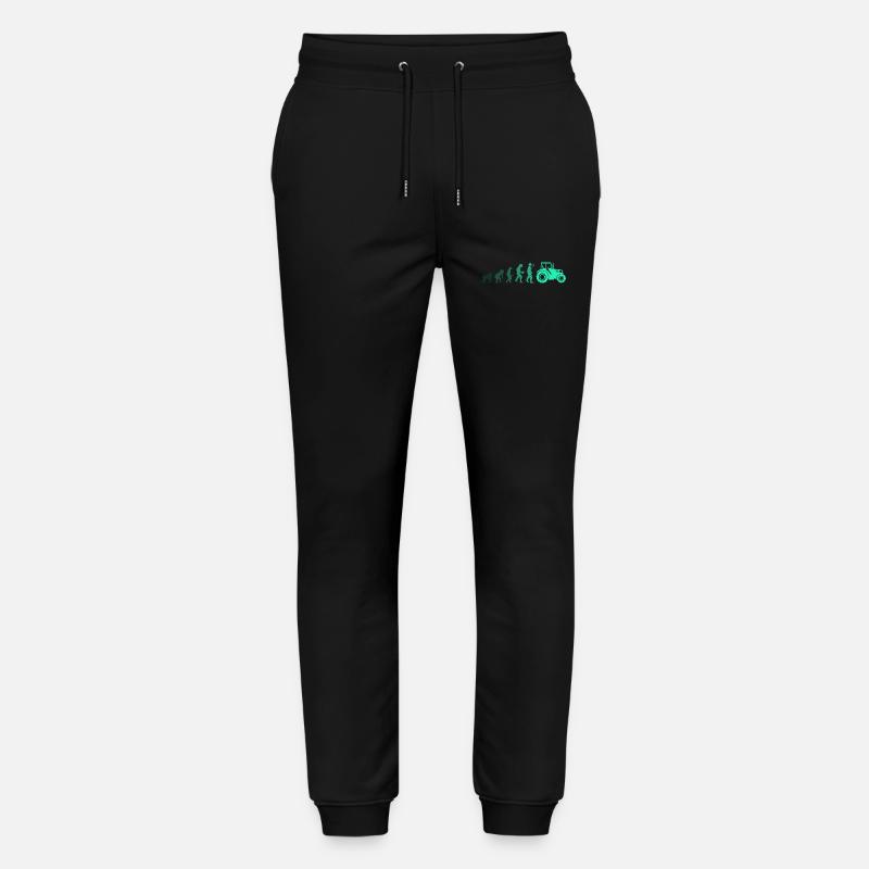Tractor evolution - Stanley/Stella Mover Unisex Organic Jogging Trousers - black