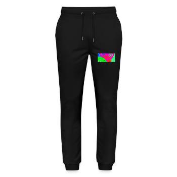 Störe meine Kreise nicht - Stanley/Stella Unisex Bio Jogginghose Mover  - Schwarz - Vorne - Marisol (170cm) & Nik (191cm)