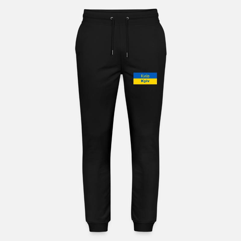Kiev en cyrillique - Pantalon de jogging bio MOVER Stanley/Stella unisexe - noir