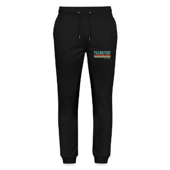 Frankfurt, Germany, Hesse - Stanley/Stella Mover Unisex Organic Jogging Trousers - black - Front - Marisol (170cm) & Nik (191cm)