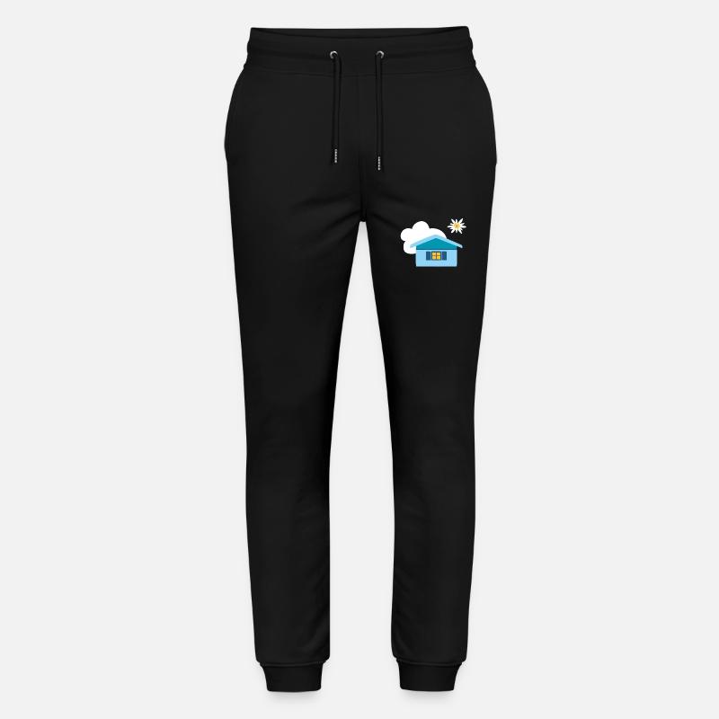 Hüttenzauber - Stanley/Stella Unisex Bio Jogginghose Mover - Schwarz