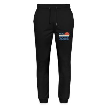 Vintage 2006 - Stanley/Stella Mover Unisex Organic Jogging Trousers - black - Front - Marisol (170cm) & Nik (191cm)