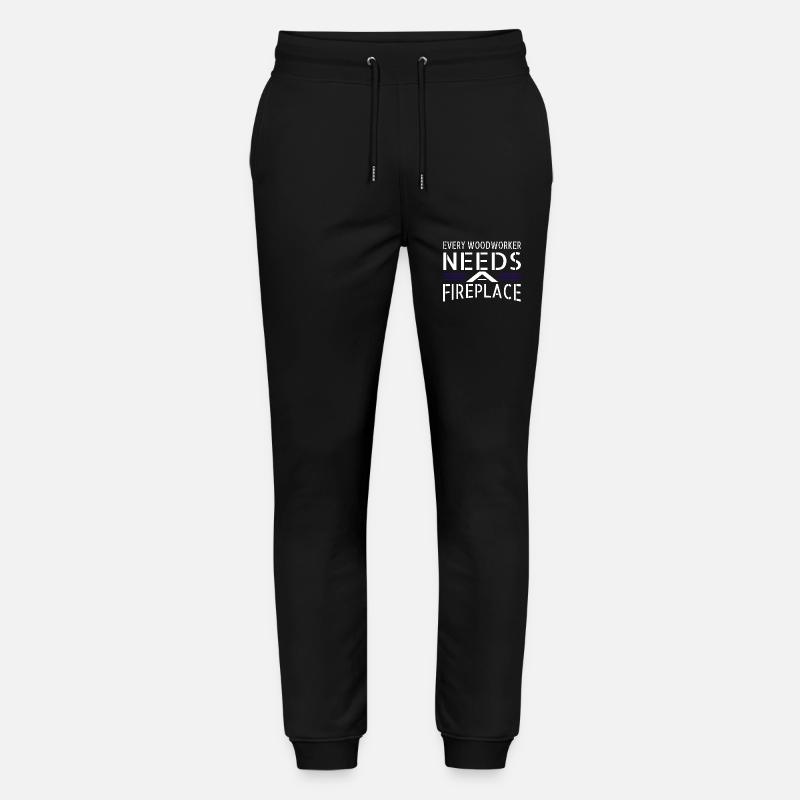 regalo carpintero chistes presente - Pantalones de deporte ecológicos unisex Mover de Stanley/Stella - negro