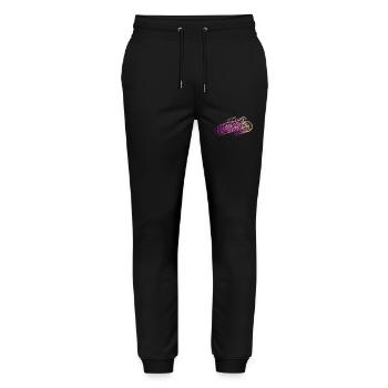 Bicycle Road Bike Vintage Retro Grunge - Stanley/Stella Mover Unisex Organic Jogging Trousers - black - Front - Marisol (170cm) & Nik (191cm)