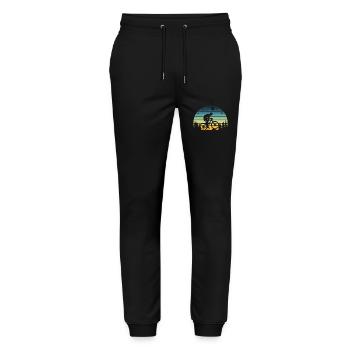Mountain Biking - Stanley/Stella Unisex Bio Jogginghose Mover  - Schwarz - Vorne - Marisol (170cm) & Nik (191cm)