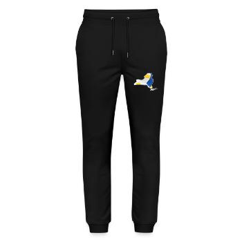 New York (United States) | real volleyball | Map - Stanley/Stella Mover Unisex Organic Jogging Trousers - black - Front - Marisol (170cm) & Nik (191cm)
