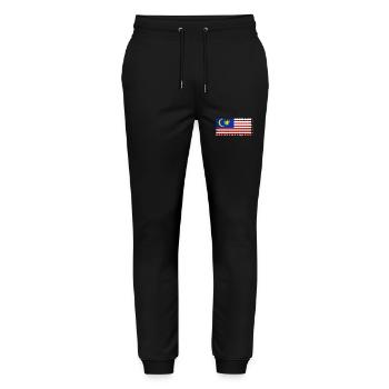 Malaysia Malaysia - Stanley/Stella Mover Unisex Organic Jogging Trousers - black - Front - Marisol (170cm) & Nik (191cm)
