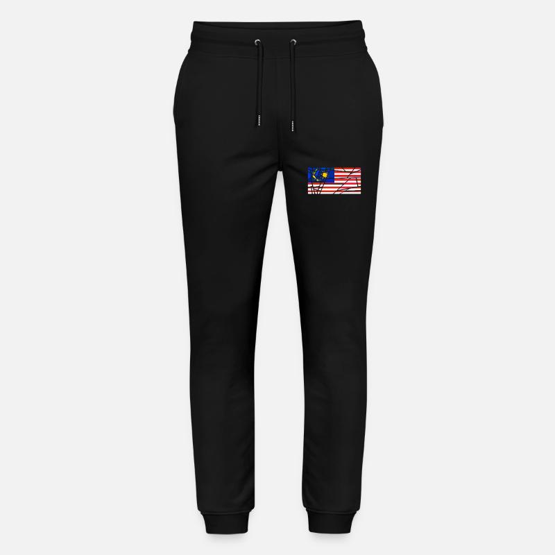 Malaysia als Malaysia - Stanley/Stella Unisex Bio Jogginghose Mover  - Schwarz