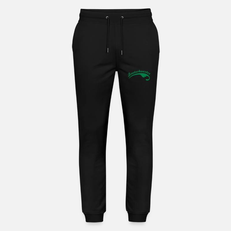 2541614 11168784 beetschwester - Stanley/Stella Unisex Bio Jogginghose Mover  - Schwarz