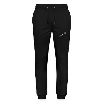 Great Britain darts arrow - Stanley/Stella Mover Unisex Organic Jogging Trousers - black - Front - Marisol (170cm) & Nik (191cm)