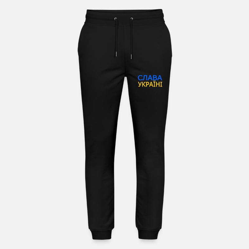 Slava ukraini - Stanley/Stella Unisex Bio Jogginghose Mover  - Schwarz