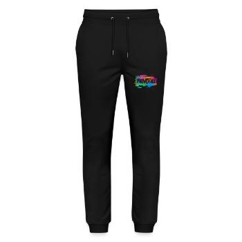 Paintball - Stanley/Stella Mover Unisex Organic Jogging Trousers - black - Front - Marisol (170cm) & Nik (191cm)