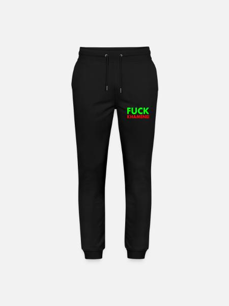 Fuck khamenei Chamenei - iran - Stanley/Stella Mover Unisex Organic Jogging Trousers - black