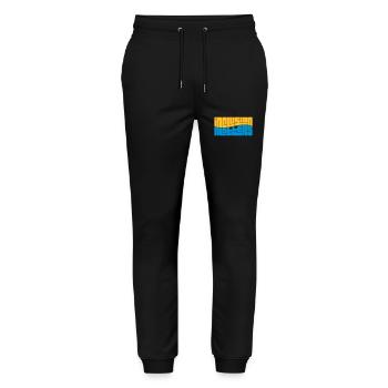 inclusion matters Logo School - Stanley/Stella Mover Unisex Organic Jogging Trousers - black - Front - Marisol (170cm) & Nik (191cm)