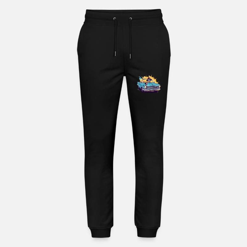 Emma im Cabrio - Stanley/Stella Unisex Bio Jogginghose Mover  - Schwarz