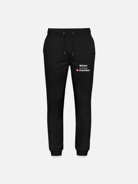 Winter Romantiker Romantisch - Stanley/Stella Unisex Bio Jogginghose Mover - Schwarz