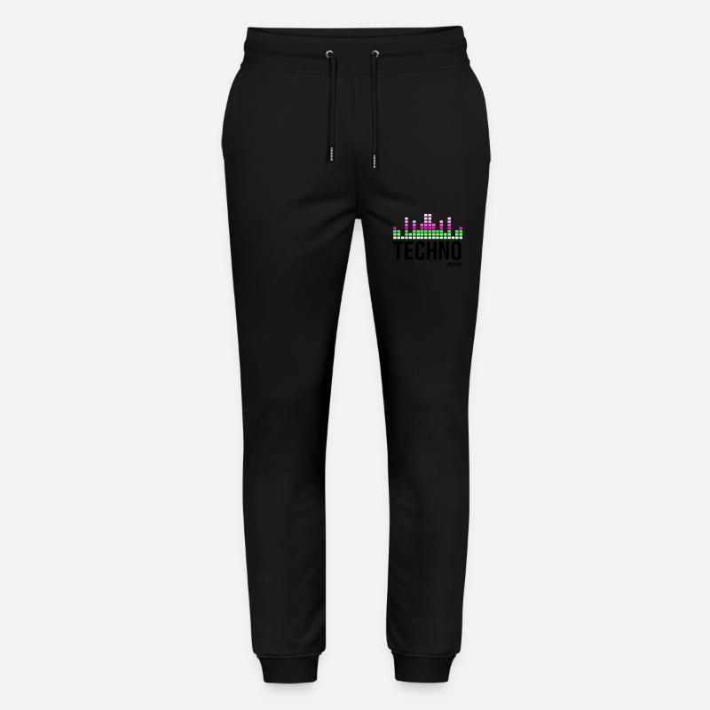 Techno-Musik - Stanley/Stella Unisex Bio Jogginghose Mover  - Schwarz