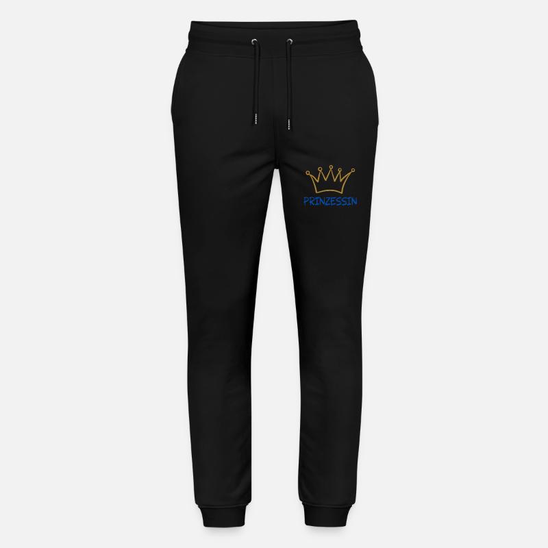 PRINZESSIN 1 - Stanley/Stella Unisex Bio Jogginghose Mover  - Schwarz