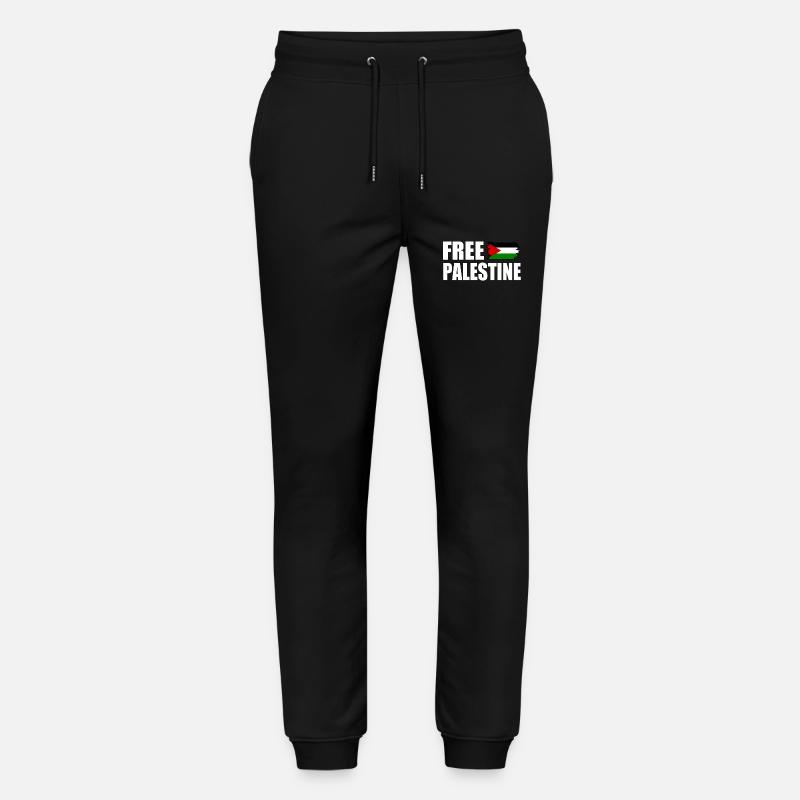 Free palestine - Stanley/Stella Unisex Bio Jogginghose Mover  - Schwarz
