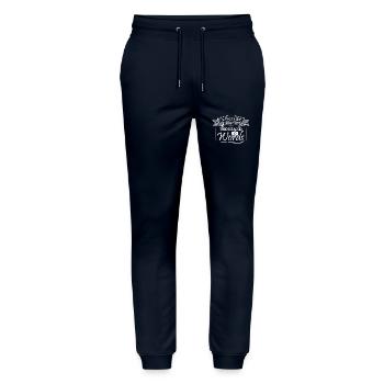 A Picture Is Worth A Thousand Words Camera Photogr - Stanley/Stella Unisex Bio Jogginghose Mover  - Navy - Vorne - Marisol (170cm) & Nik (191cm)