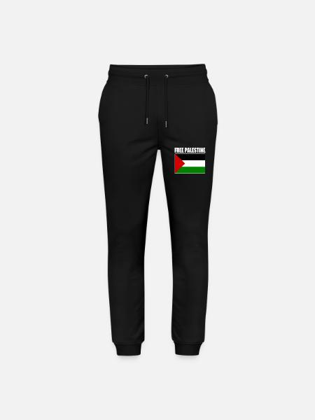 Free palestine - Stanley/Stella Mover Unisex Organic Jogging Trousers - black