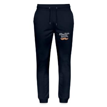 Moustache gracias - Pantalon de jogging bio MOVER Stanley/Stella unisexe - marine - Devant - Marisol (170cm) & Nik (191cm)
