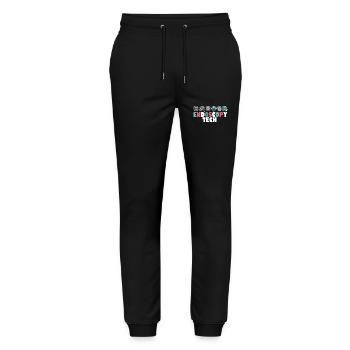 Unique Endoscopy Nurse and Gastro Squad Designs - Stanley/Stella Mover Unisex Organic Jogging Trousers - black - Front - Marisol (170cm) & Nik (191cm)
