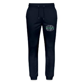 lumberman construction carpenter union carpenter - Stanley/Stella Unisex Bio Jogginghose Mover  - Navy - Vorne - Marisol (170cm) & Nik (191cm)