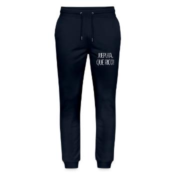Damn it, how delicious - Stanley/Stella Mover Unisex Organic Jogging Trousers - navy - Front - Marisol (170cm) & Nik (191cm)