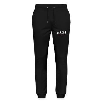 Revolution - Evolution Fun Spin 23 Homme - Pantalon de jogging bio MOVER Stanley/Stella unisexe - noir - Devant - Marisol (170cm) & Nik (191cm)