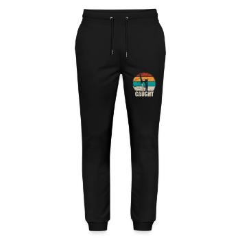 Caught - Space Travel - Rocket - Gripper Arms - Catch - Stanley/Stella Mover Unisex Organic Jogging Trousers - black - Front - Marisol (170cm) & Nik (191cm)