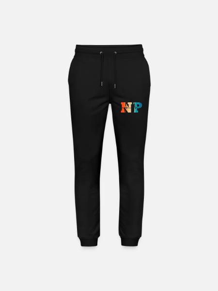 Heartbeat retro nurse practitioner - Stanley/Stella Mover Unisex Organic Jogging Trousers - black