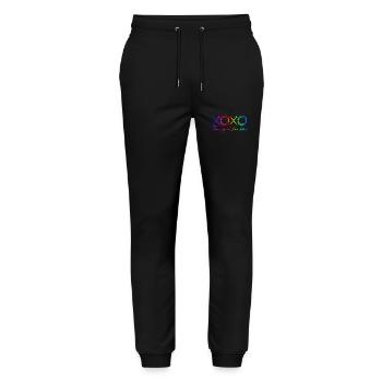 xoxo love you amore Flowers Women Valentine day - Stanley/Stella Mover Unisex Organic Jogging Trousers - black - Front - Marisol (170cm) & Nik (191cm)