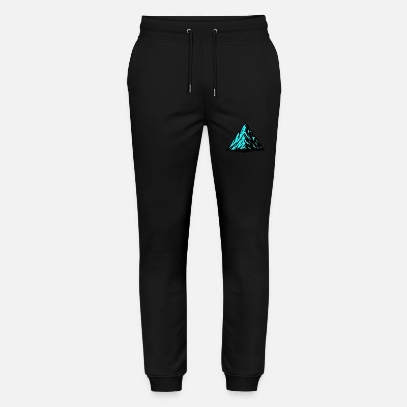 Berg Alpen Symbol - Stanley/Stella Unisex Bio Jogginghose Mover  - Schwarz