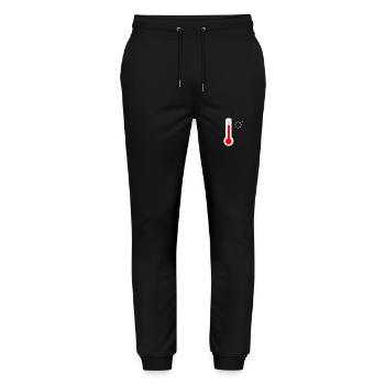 Weather METER - Stanley/Stella Unisex Bio Jogginghose Mover  - Schwarz - Vorne - Marisol (170cm) & Nik (191cm)