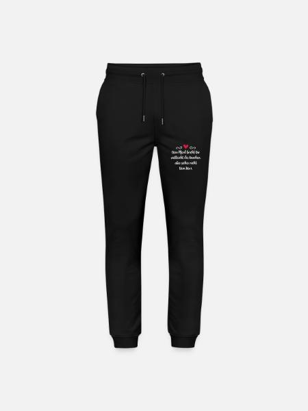 Pferd - Stanley/Stella Unisex Bio Jogginghose Mover - Schwarz