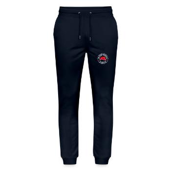 Schwarzwald daheim - Stanley/Stella Unisex Bio Jogginghose Mover  - Navy - Vorne - Marisol (170cm) & Nik (191cm)