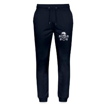 IFA Barkas B1000 Low - Mechanic Skull - Stanley/Stella Unisex Bio Jogginghose Mover  - Navy - Vorne - Marisol (170cm) & Nik (191cm)