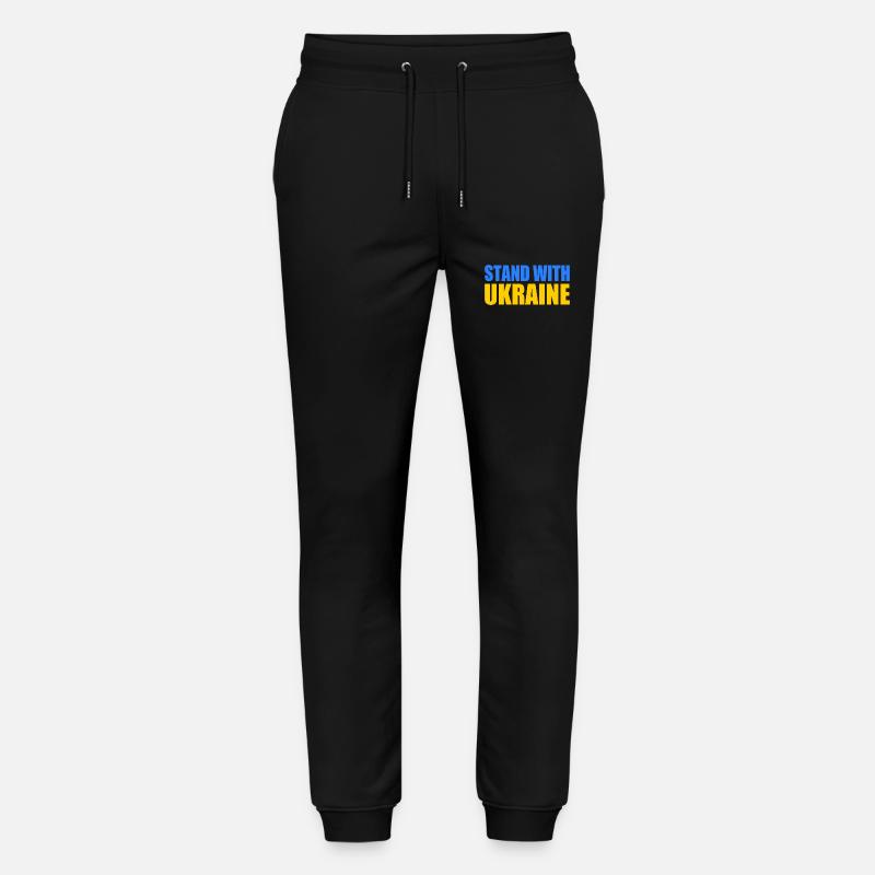 stand with ukraine - Stanley/Stella Unisex Bio Jogginghose Mover  - Schwarz
