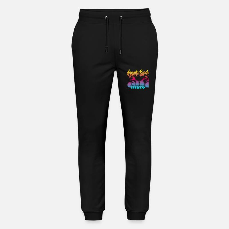 Agonda Beach India - Stanley/Stella Unisex Bio Jogginghose Mover  - Schwarz