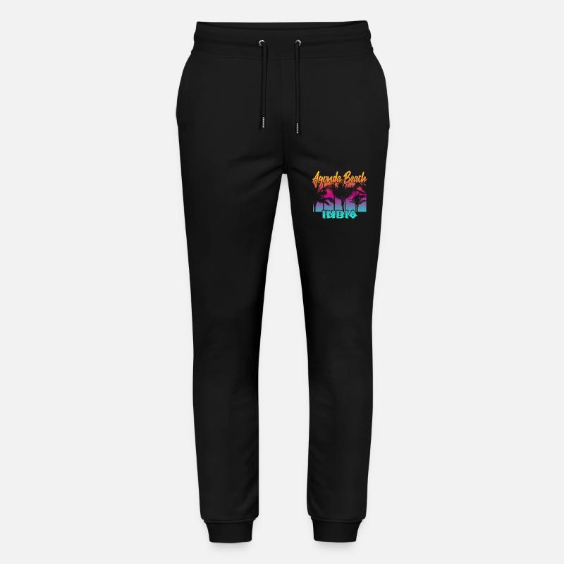 Agonda Beach India - Stanley/Stella Unisex Bio Jogginghose Mover  - Schwarz